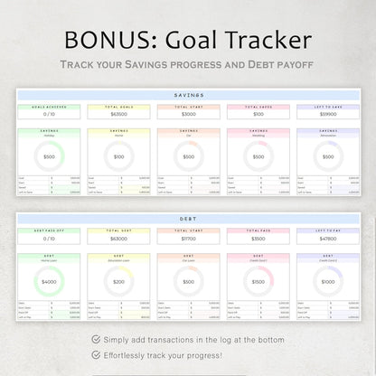 All-In-One Google Sheets Budget Planner + Smart Dashboard  Monthly, Weekly & Paycheck Budgeting — Savings, Bills, Expenses & Debt Tracking